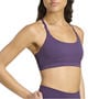 Aurora Plum - adidas - All Me Womens Light Support Sports Bra