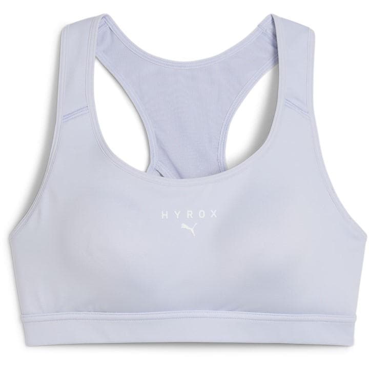 Puma Women's Blue X Hyrox Mid Impact Sports Bra in Size 14, Sports Direct