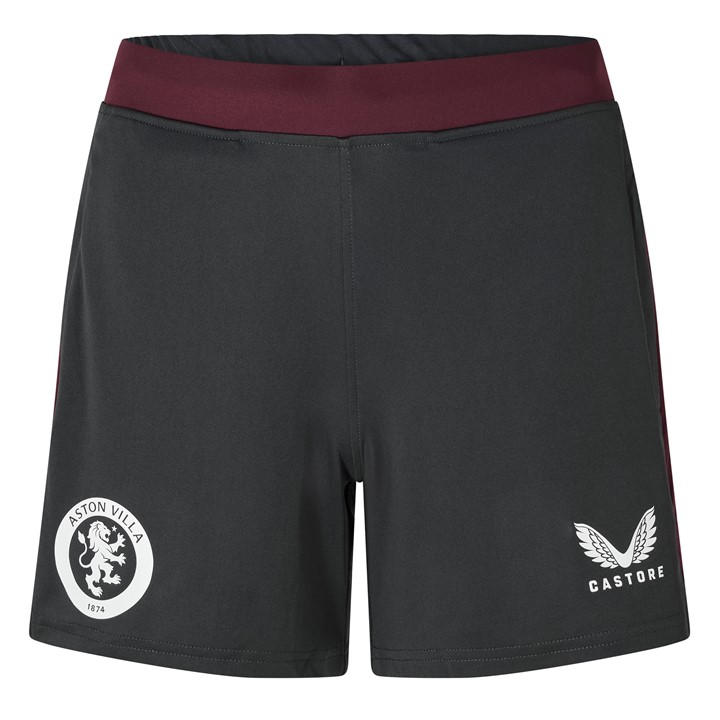Aston Villa  Women's   Football Shorts, Football by Castore in Size 10, Sports Direct