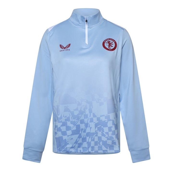 Aston Villa  Women's   Drill Top, Football by Castore in Size 14, Sports Direct