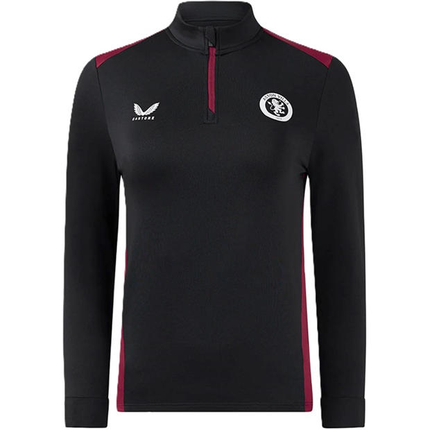 Caviar/Rhd - Castore - Aston Villa Drill Top Womens