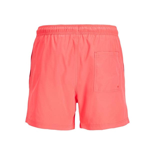 Hot Coral - Jack and Jones - Men's Swim Shorts