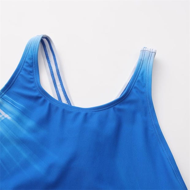 Subtle Ripple - Slazenger - Muscle-Back Suit with Strobe Print Womens