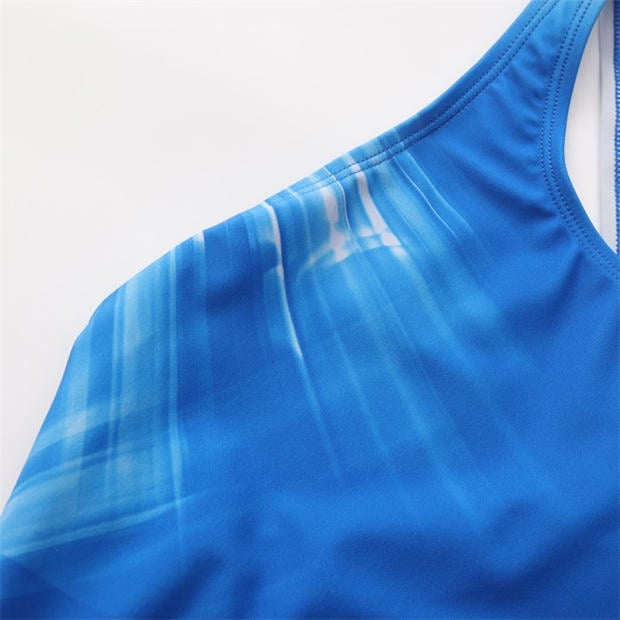 Subtle Ripple - Slazenger - Muscle-Back Suit with Strobe Print Womens