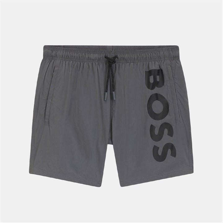 Boss Men' Grey Octopus 10259623 01 Swim Short in Size S, Sports Direct