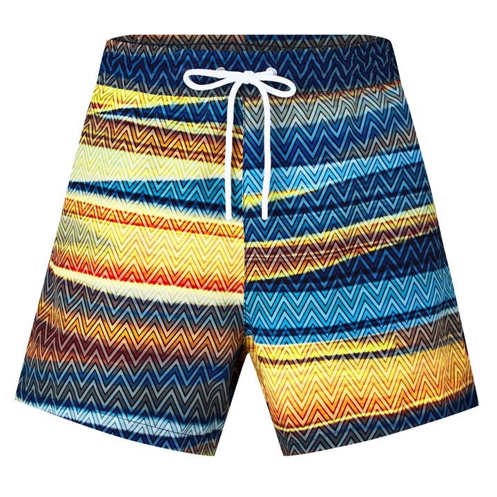 Missoni Men's  Striped Quick-Drying Swim Shorts in Size M, Sports Direct