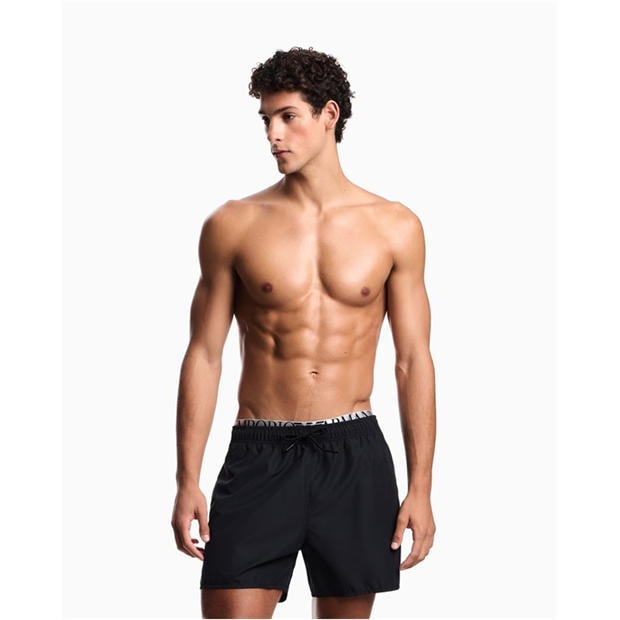 Black - Emporio Armani - BOXER BEACHWEAR