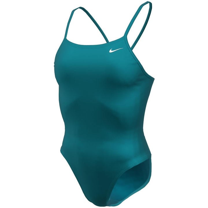 Nike Women's Green One Piece Swimsuit in Size 8, Sports Direct