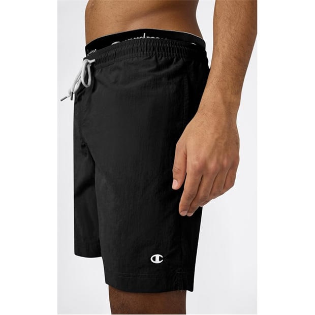 Black - Champion - Men's Swim Shorts