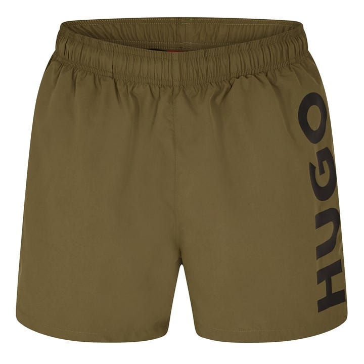 Hugo Men' Green Abas 10257691 01 Swim Short in Size S, Sports Direct