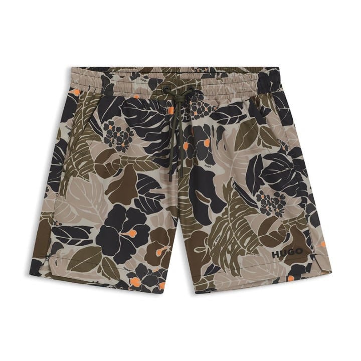 Hugo Men's Green Calala 10257691 01 Swim Short in Size XL, Sports Direct
