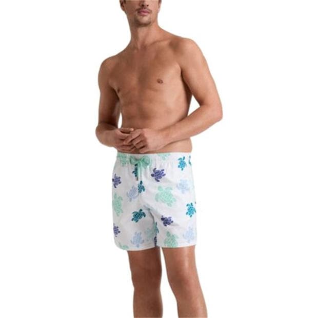 Blanc 010 - Vilebrequin - Men's Swim Shorts