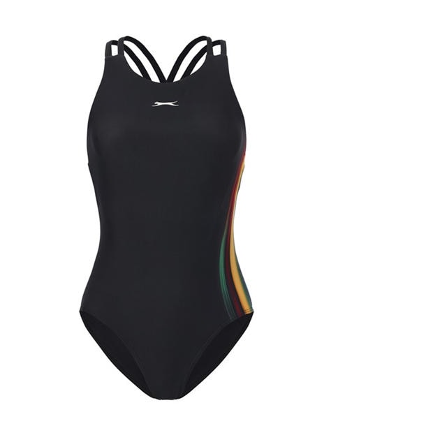 Black Print - Slazenger - String-Back Suit Womens