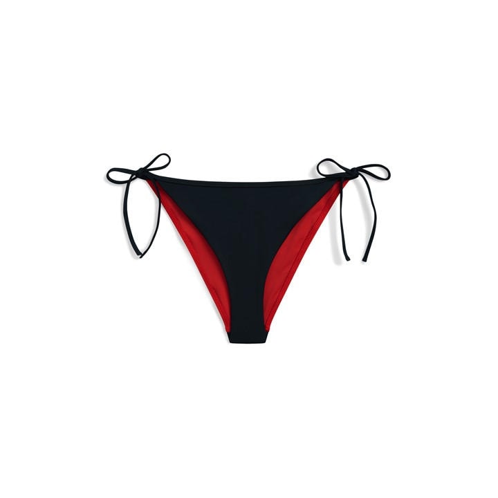 Tommy Hilfiger Women's Blue Tie Side Bikini Bottoms in Size 12, Sports Direct
