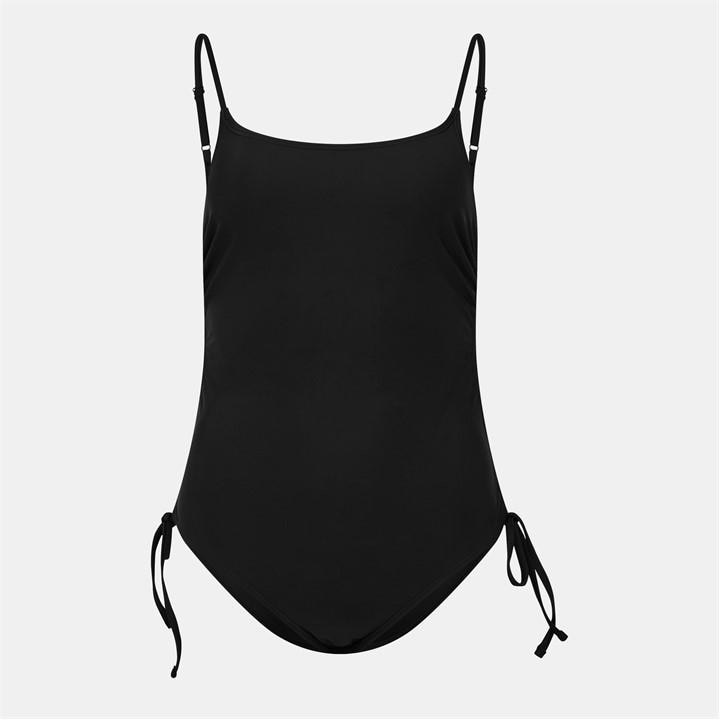 Jack Wills Women's Black Jw Ruched Balconette Swimsuit in Size 6, Sports Direct