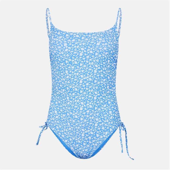 Jack Wills Women's Blue Jw Ruched Balconette Swimsuit in Size 6, Sports Direct