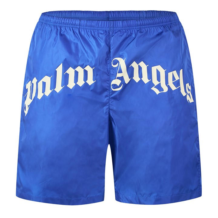 Palm Angels Men's Blue Swim Shorts in Size L, Sports Direct
