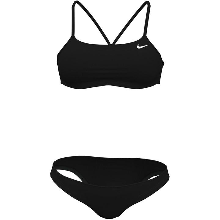 Nike Women's Black Racerback Bikini in Size 14, Sports Direct
