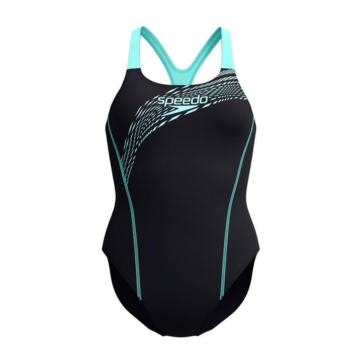 Speedo Women's Artic Glass Medley Logo Muscle Back One-Piece Swimsuit - 10 (S) - Image 2