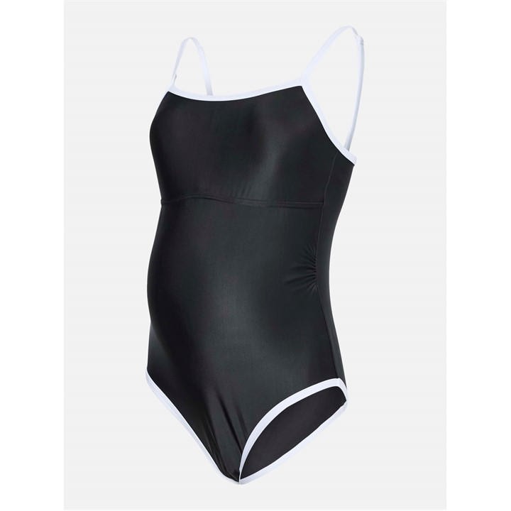 Mamalicious Women's Black Mama One Piece Swimsuit in Size 14, Sports Direct