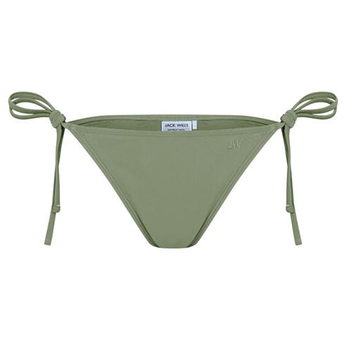 Jack Wills - Women's Embroidered Tie Side Bikini Bottoms