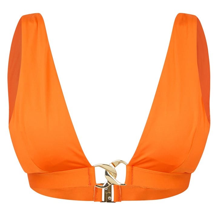 Biba Women's Orange Plunge Bikini in Size 10, Sports Direct