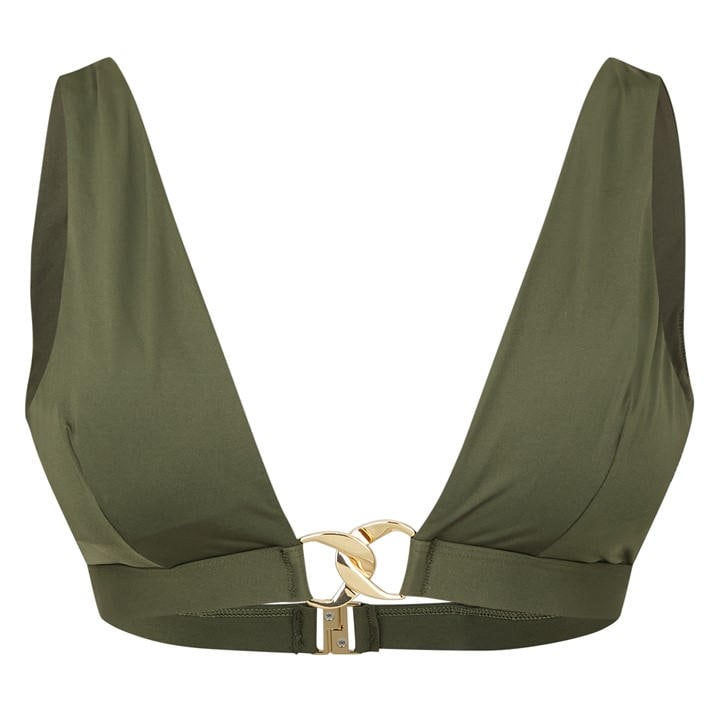 Biba Women's Green Plunge Bikini in Size 8, Sports Direct