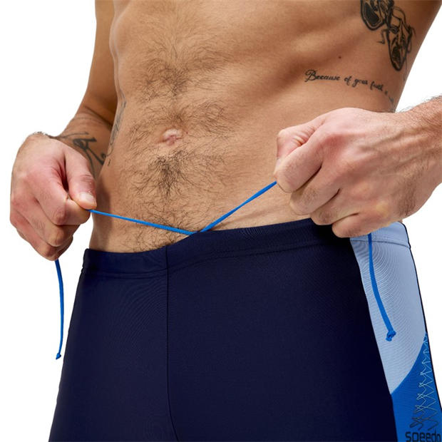 Nvy/Lagoon Blue - Speedo - Men's Dive Swimming Trunks