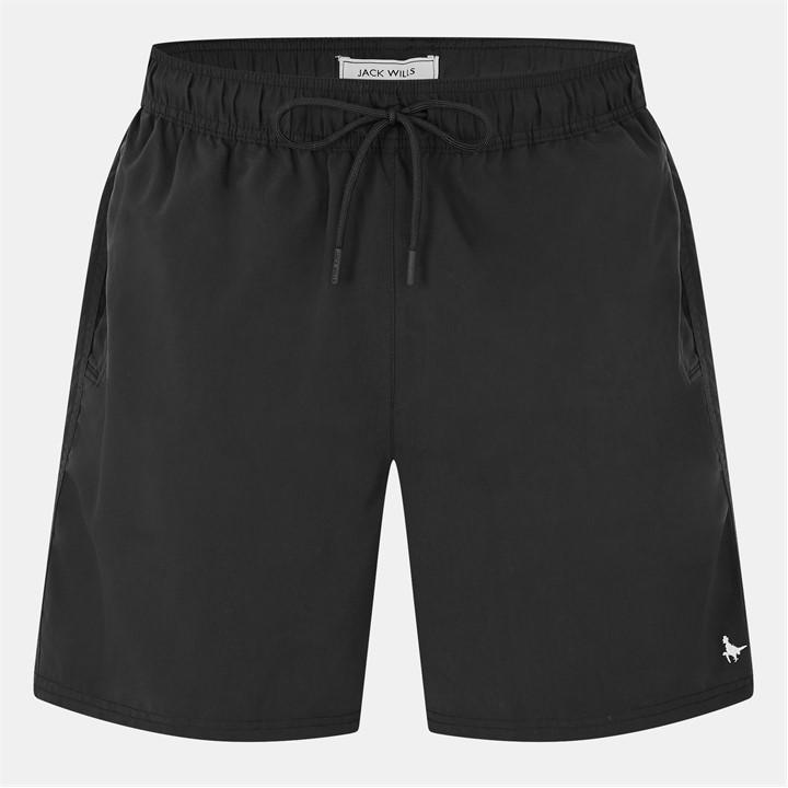 Jack Wills Men's Black Mid-Length Swim Shorts in Size 2XL, Sports Direct
