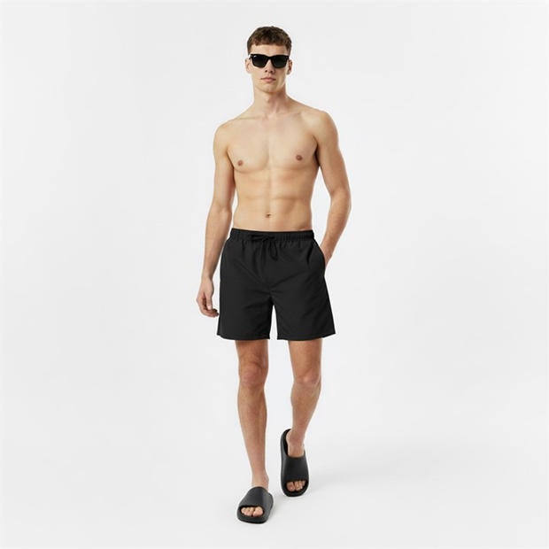 Black - Jack Wills - Mid-Length Swim Shorts Mens