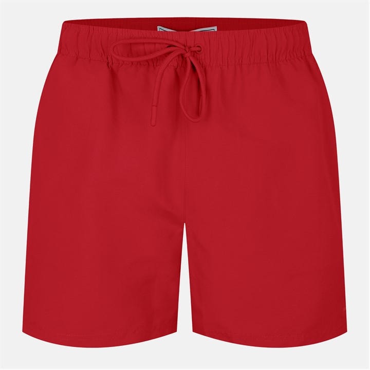 Jack Wills Men's Red Mid-Length Swim Shorts - Extra Large