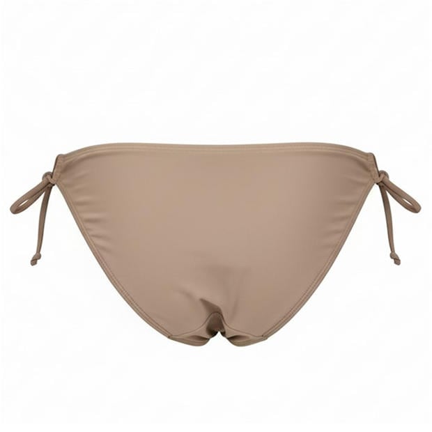 Mocha - Jack Wills - Women's Tie Side Bikini Bottoms