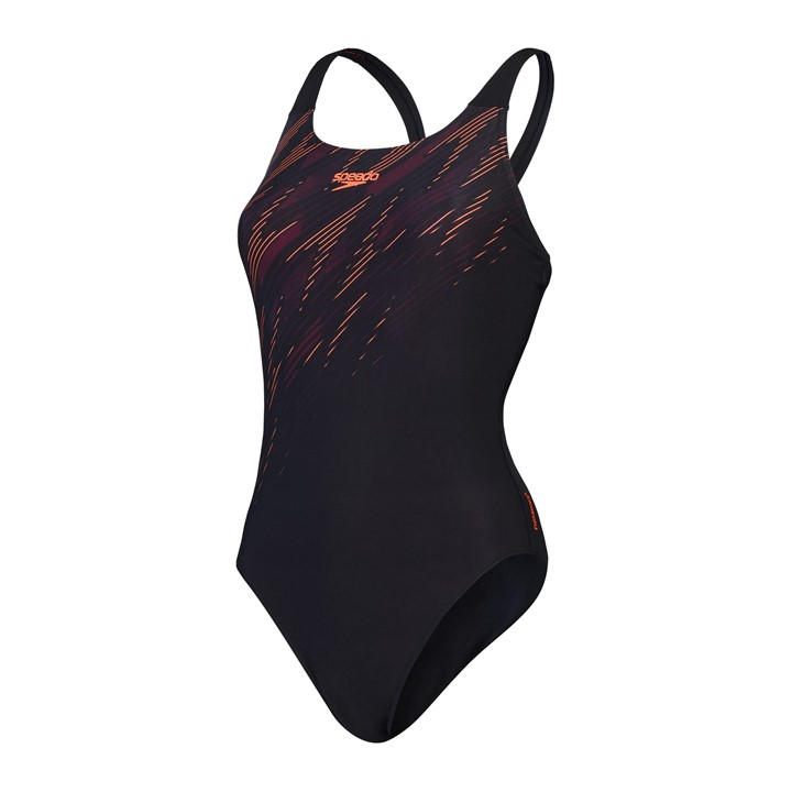 Speedo Women's Black One Piece Swimsuit in Size 8, Sports Direct