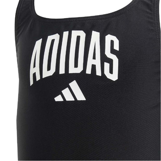 black - adidas - Kids' Collegiate V-Back One Piece Swimsuit