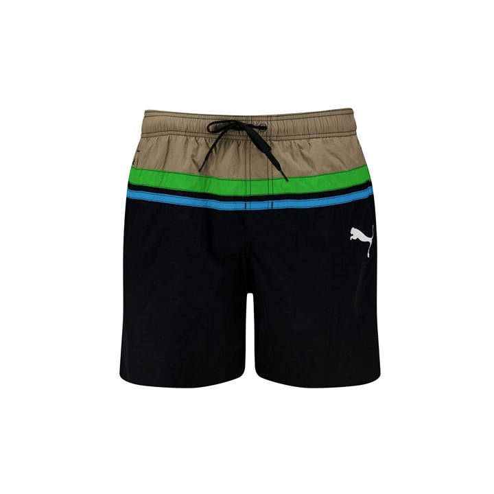 Puma Men's Beige Heritage Mid-Length Swim Shorts in Size L, Sports Direct