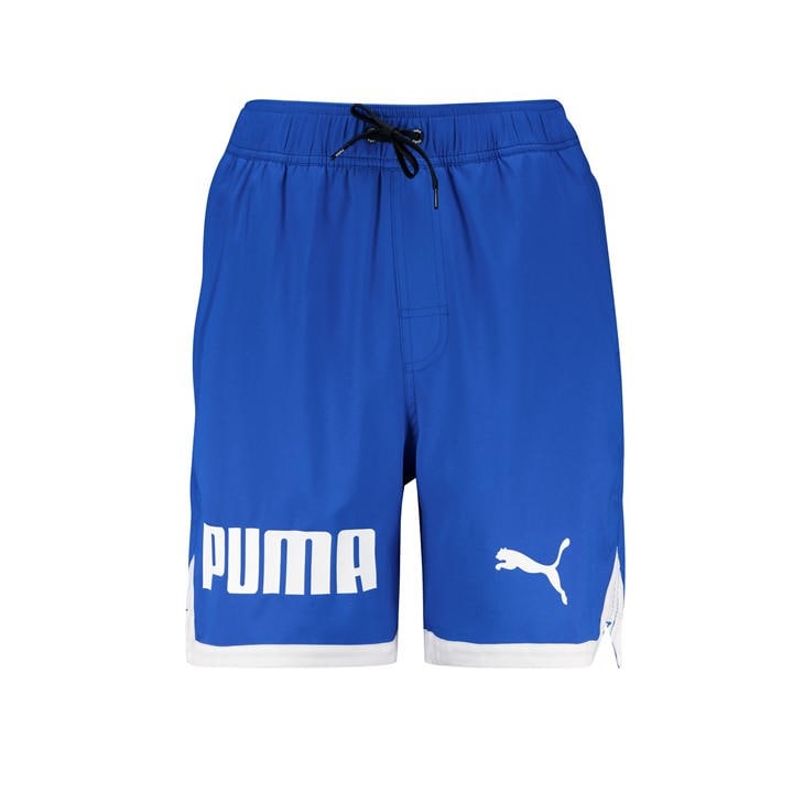 Puma Men's Blue Loose Fit Swim Shorts in Size XS, Sports Direct