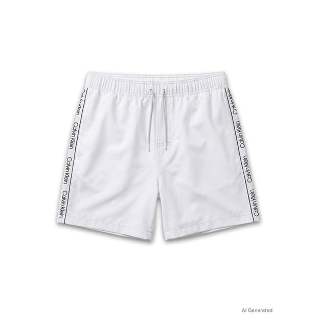 White - Calvin Klein - Men's Swim Shorts