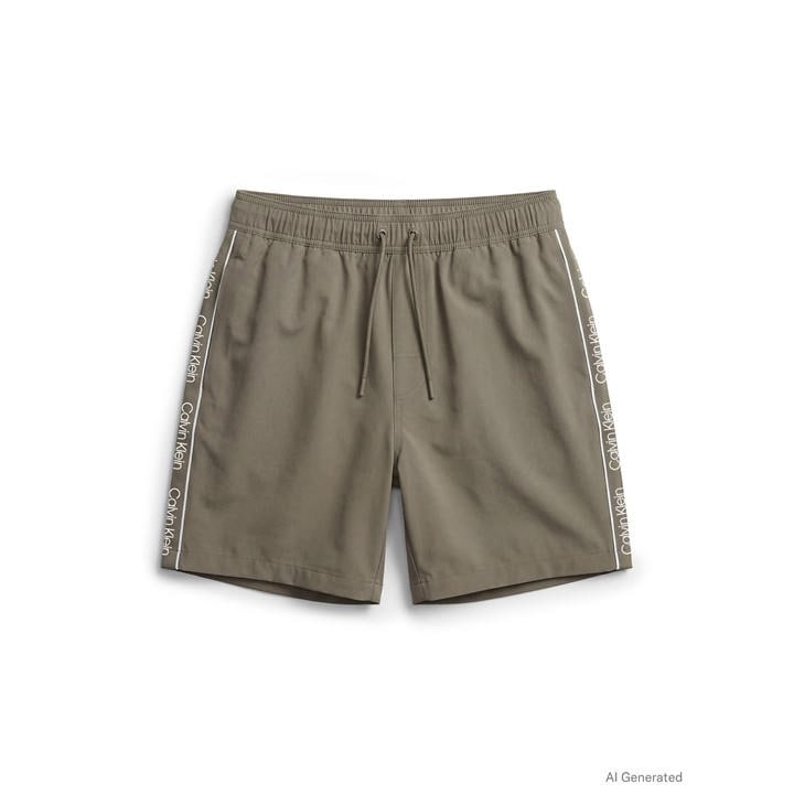 Calvin Klein Men' Grey Swim Shorts in Size S, Sports Direct