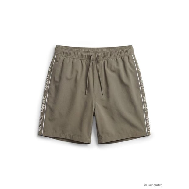 D Lichen Green - Calvin Klein - Men's Swim Shorts