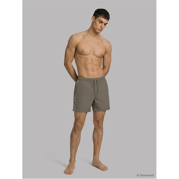 D Lichen Green - Calvin Klein - Men's Swim Shorts