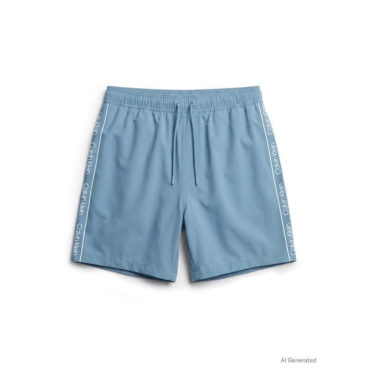 Calvin Klein Men's Blue Swim Shorts in Size L, Sports Direct