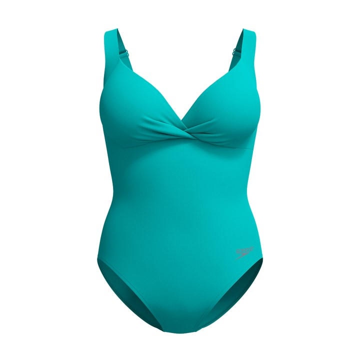 Speedo Women's Green Shaping Cross Ld64 in Size 14, Sports Direct