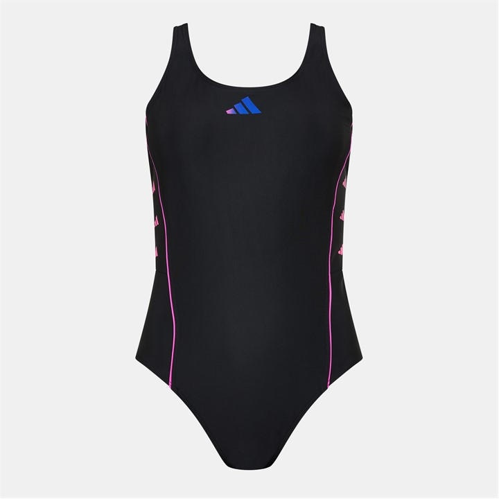 Adidas Women's Black Logo One Piece Swimsuit in Size 2XL, Sports Direct