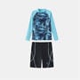 Blue - Slazenger - 2pc LS Swimsuit Juniors