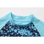 Blue - Slazenger - 2pc LS Swimsuit Juniors