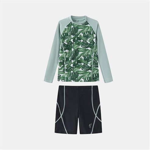 Slazenger - 2pc LS Swimsuit Juniors