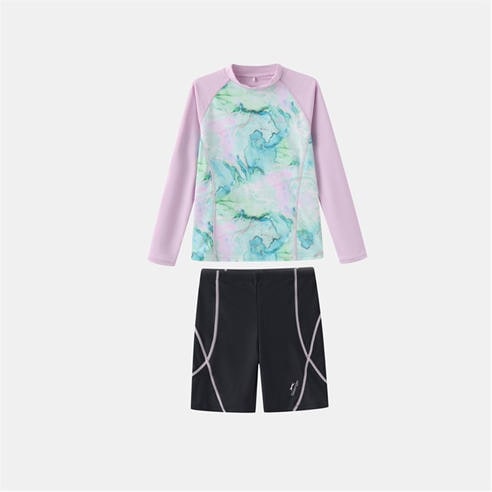 Slazenger - 2pc LS Swimsuit Juniors