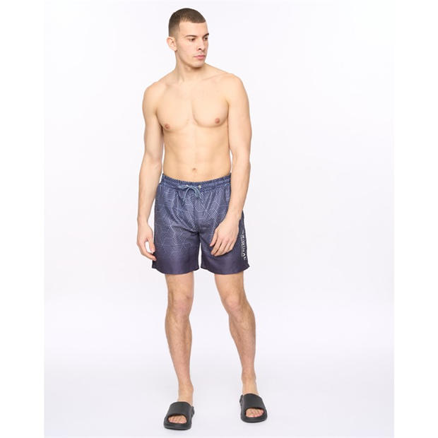 NAVY - Crosshatch - CH Layotta Swim Shor Sn64