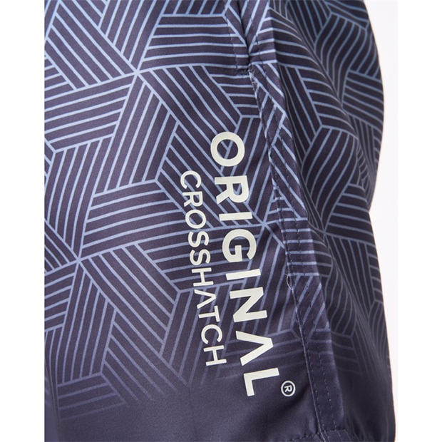 NAVY - Crosshatch - CH Layotta Swim Shor Sn64