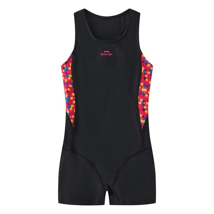 Slazenger Girls Black Pl Boyleg  in Size 13 - 14 Years, Sports Direct